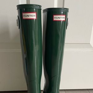 HUNTER BOOTS GREEN